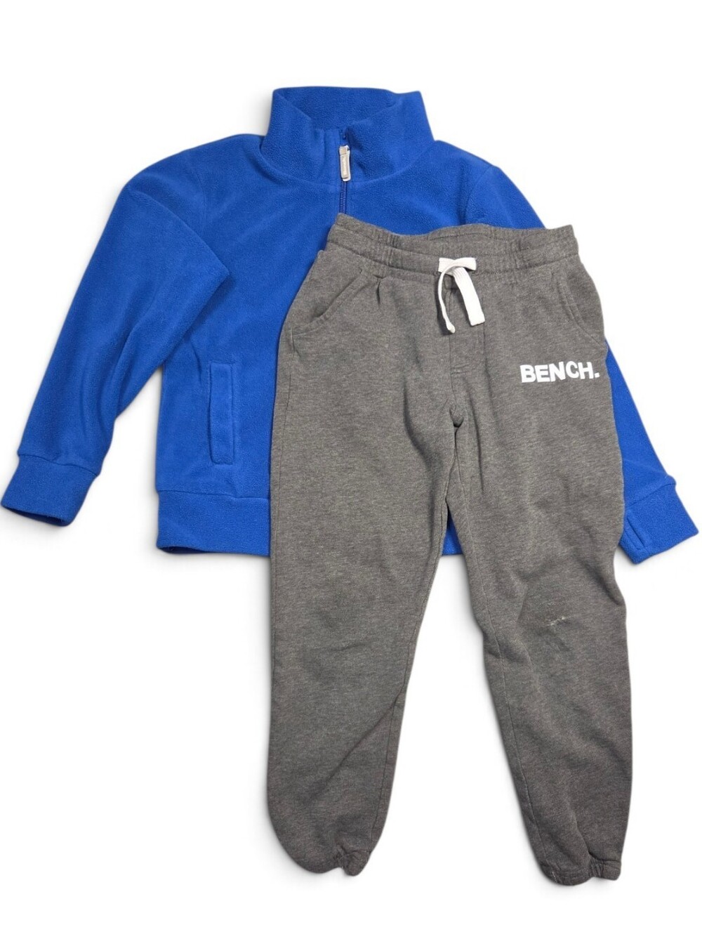 Bench Sweat Pants and Fleece Jacket Bundle, Size 7/8
